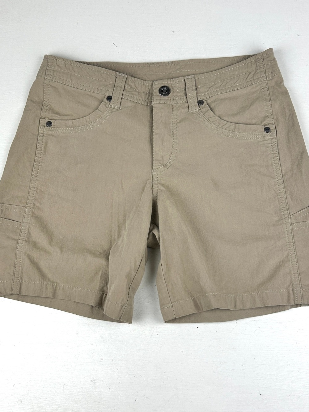 Kuhl Shorts Womens 6 Khaki Utility Twill Hiking Outdoor Stretch Casual Travel